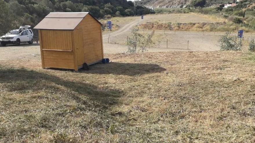 La caseta d&#039;informació a la Punta de Cap de Creus