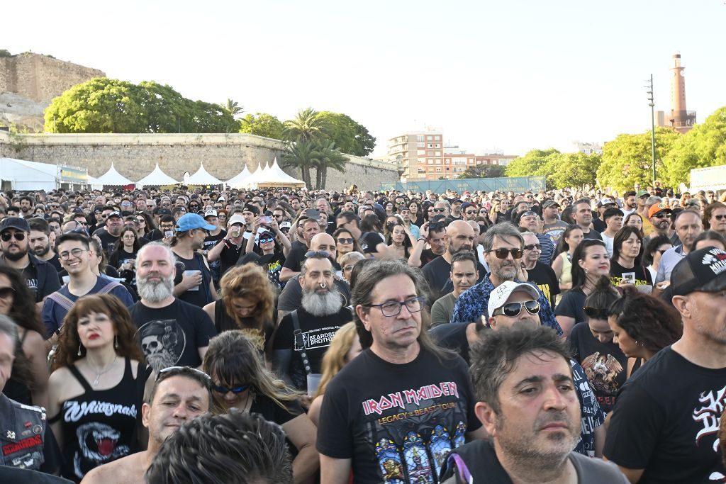 Ambiente de la segunda jornada del Rock Imperium Festival en Cartagena