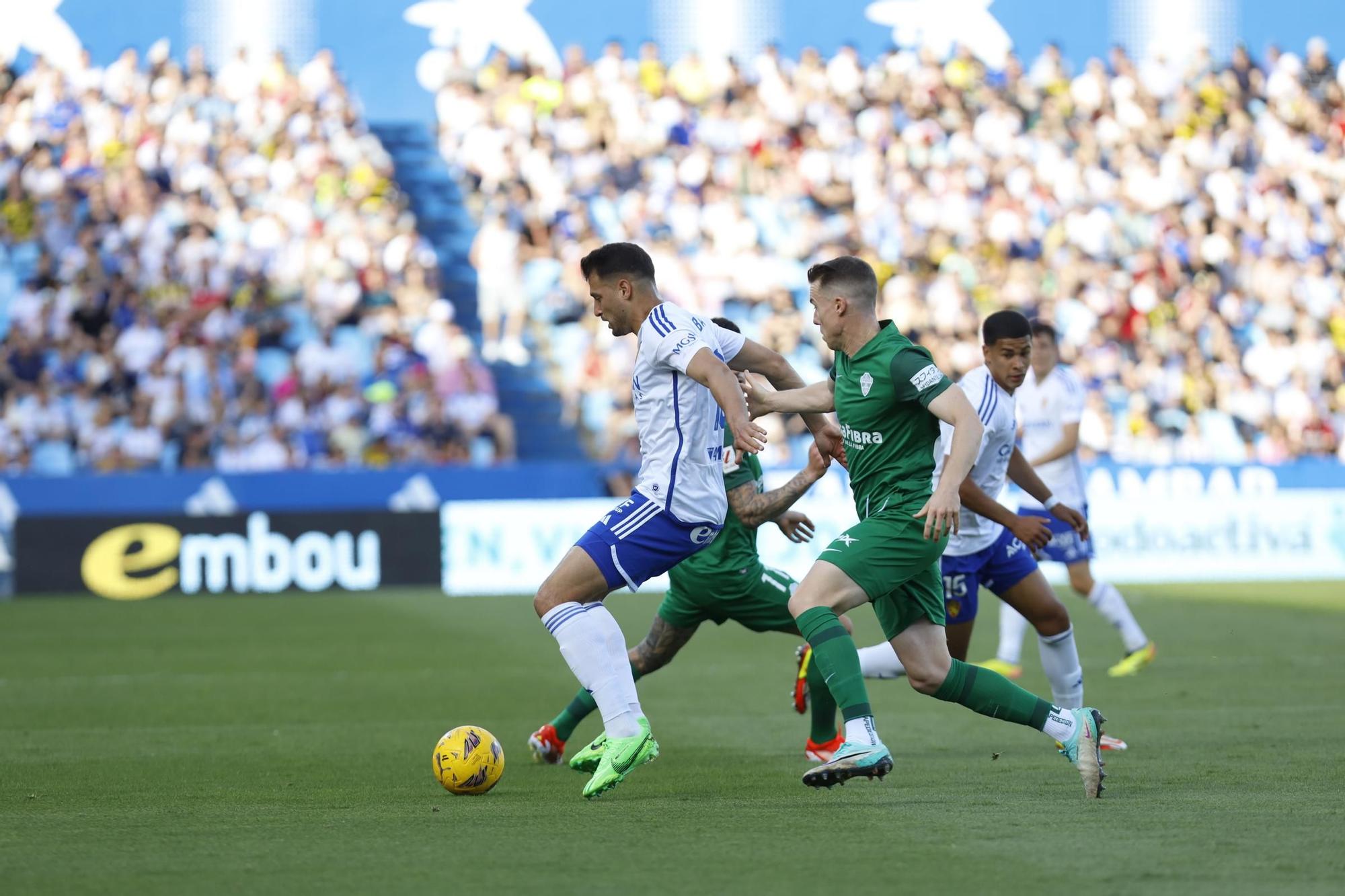 Las mejores imágenes del partido Zaragoza - Elche CF (1-1)