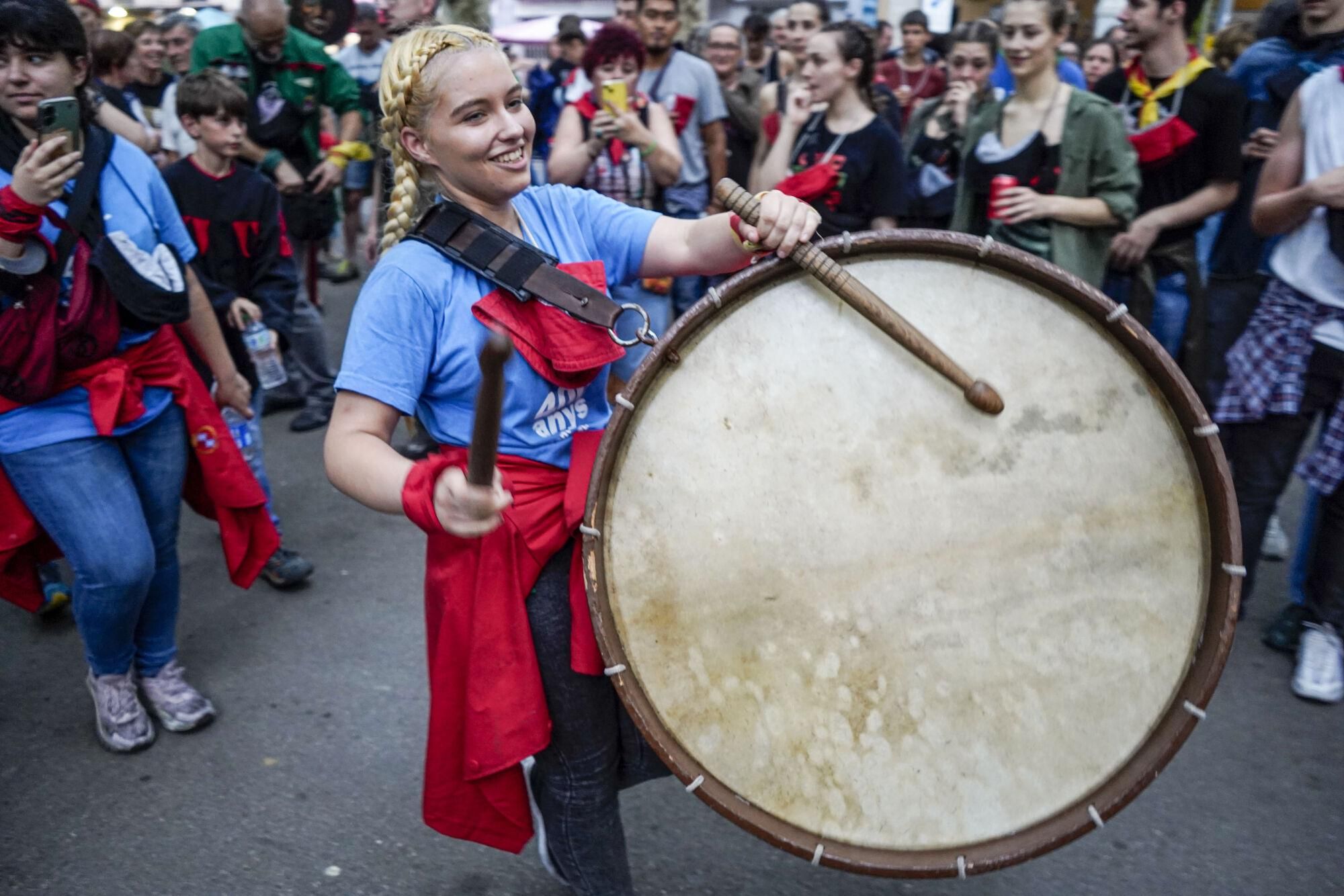 Passacarrers de Patum de dissabte