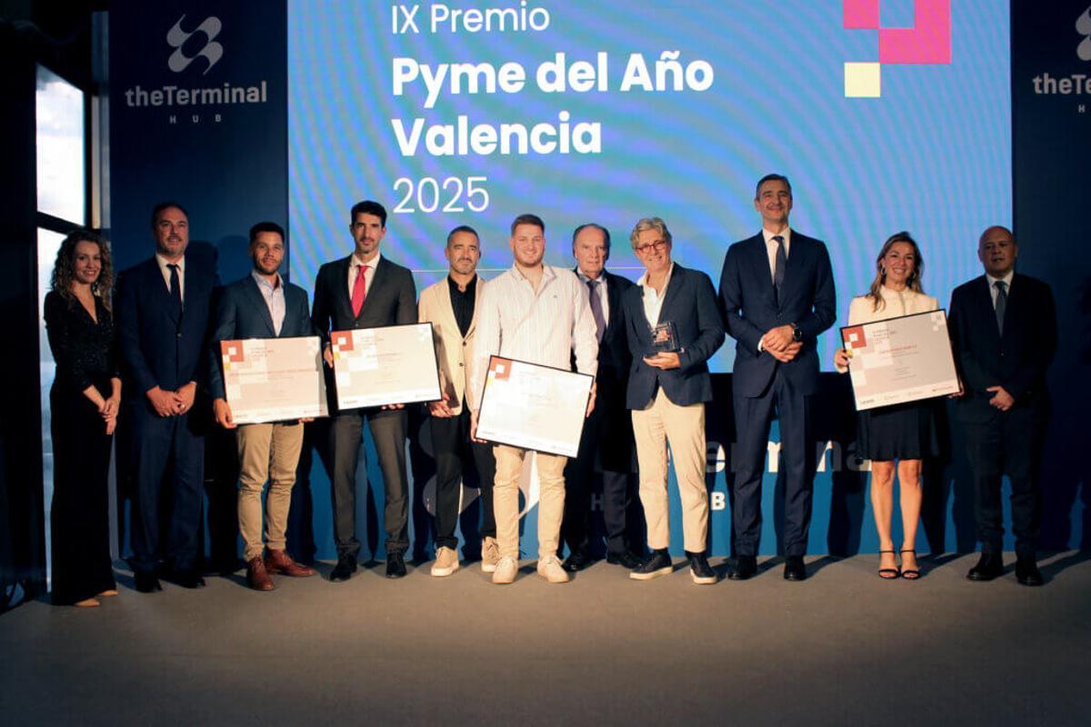 Premiados de la última edición de los Premios Pyme del Año.