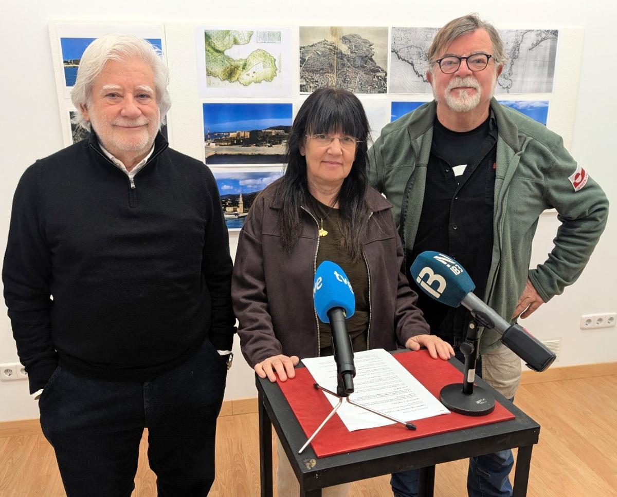 Pedro Rabassa, Àngels Fermoselle y Toni Font.