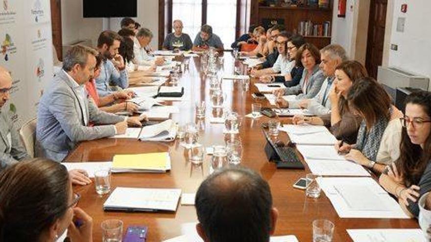 Un momento de la comisión de impulso del turismo sostenible, celebrada ayer en Palma.