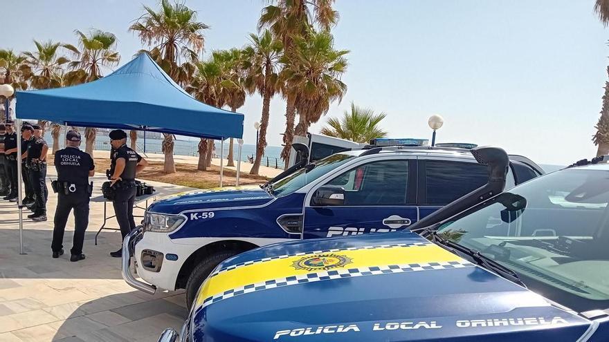 Varias actuaciones de la Policía Local se saldan con nueve detenidos en Orihuela Costa