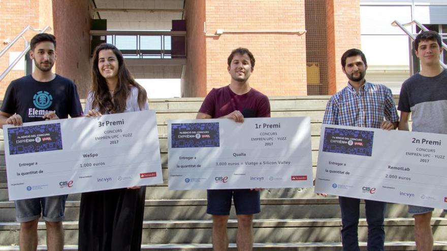 Els guanyadors dels 7è Concurs Emprèn UPC-Yuzz