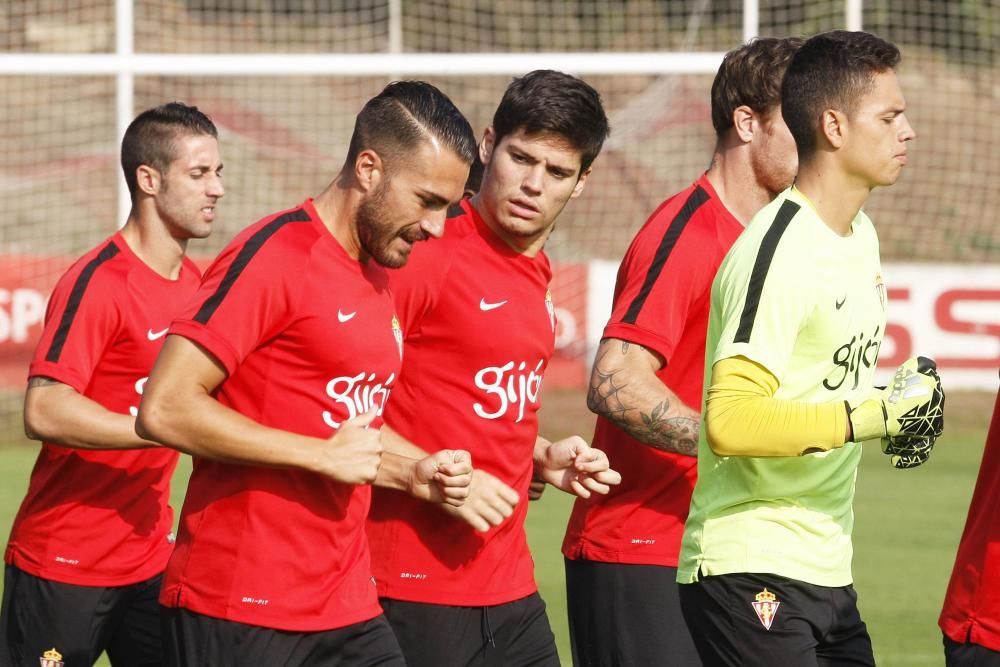 Entrenamiento del Sporting