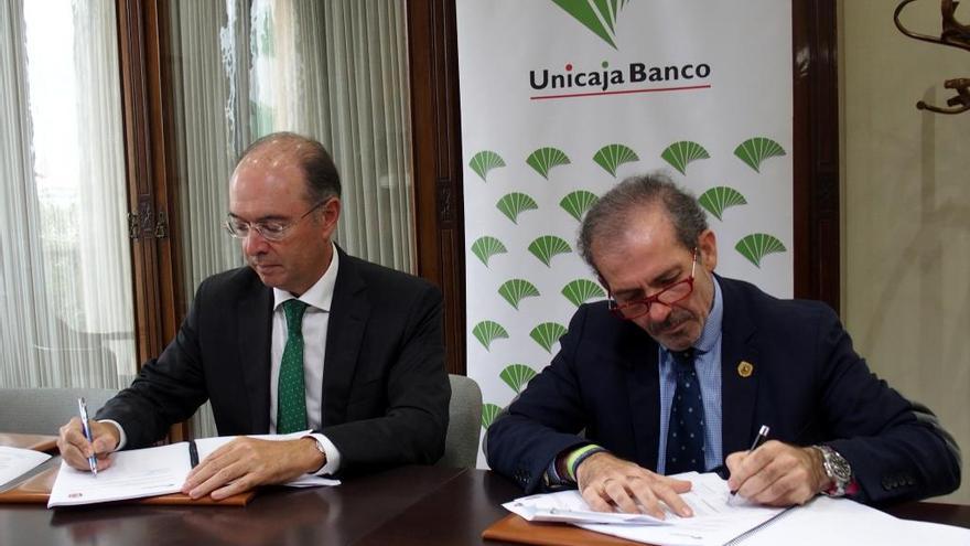 Renovación del acuerdo entre Unicaja Banco y el Colegio Abogados de Málaga