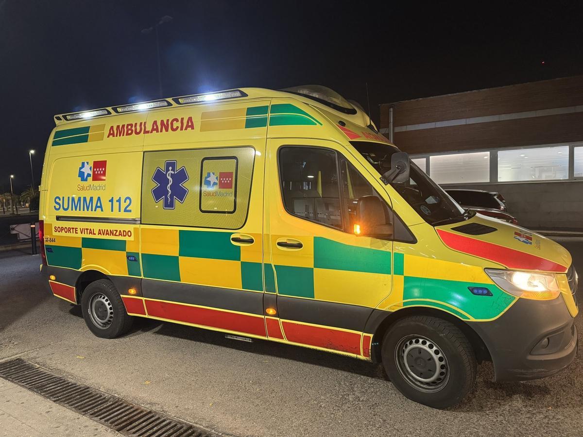 Una ambulancia del SUMMA 112.