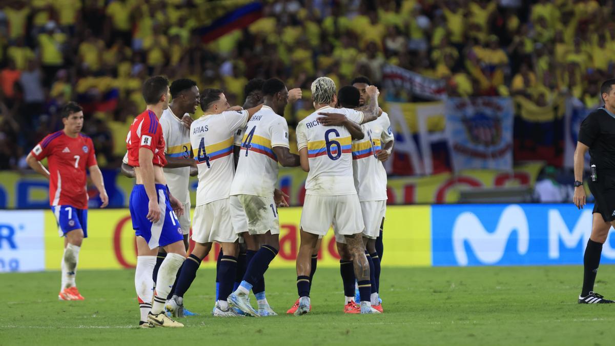 Eliminatorias sudamericanas: Colombia - Chile.