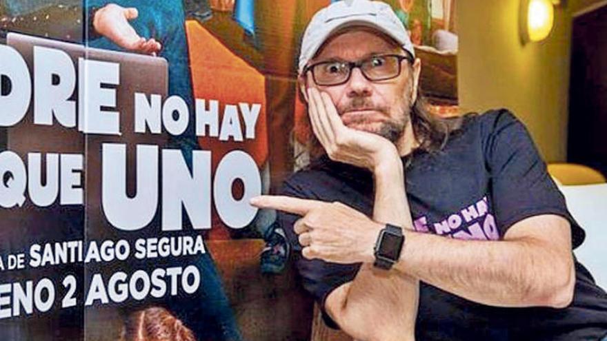 Santiago Segura en la presentación de la comedia &#039;Padre no hay más que uno&#039;.