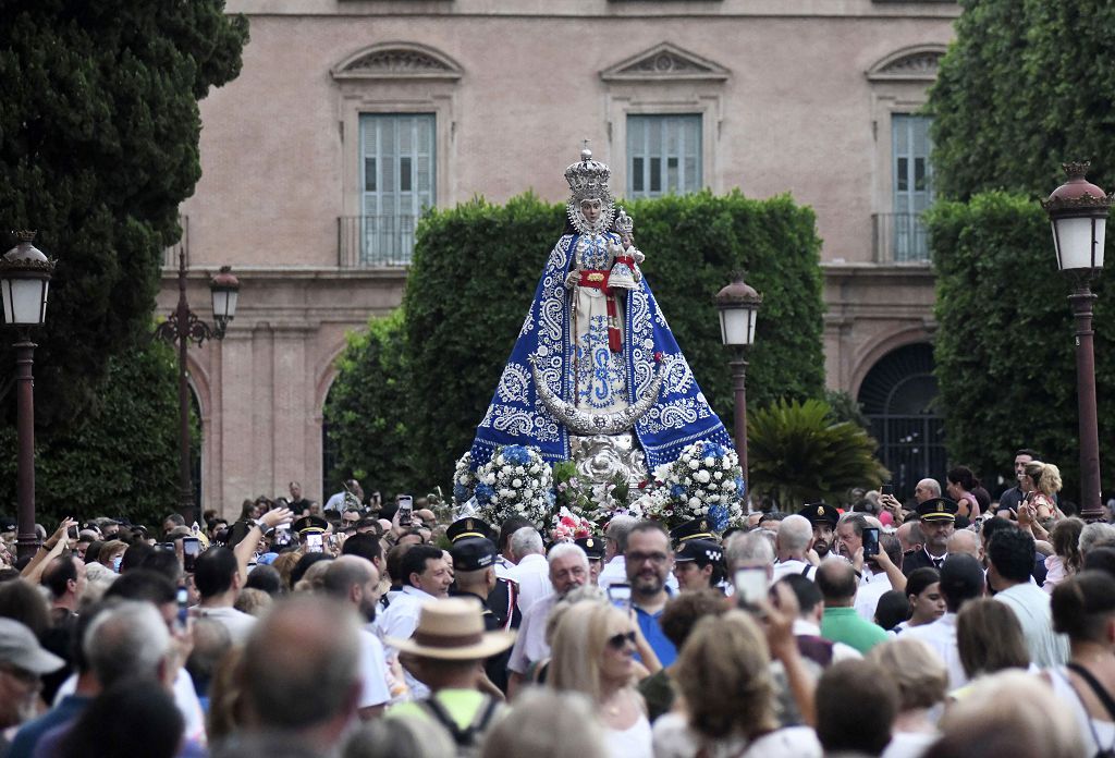 Romería de Murcia: Misa previa y primer tramo del recorrido