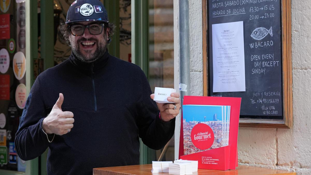 Los cromos de Bacaro de 'El álbum del gourmet'.