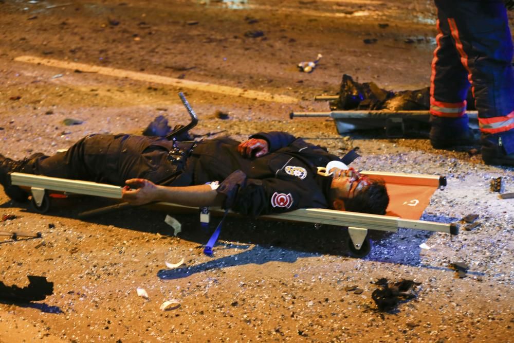 Atentado en el estadio del Besiktas de Estambul