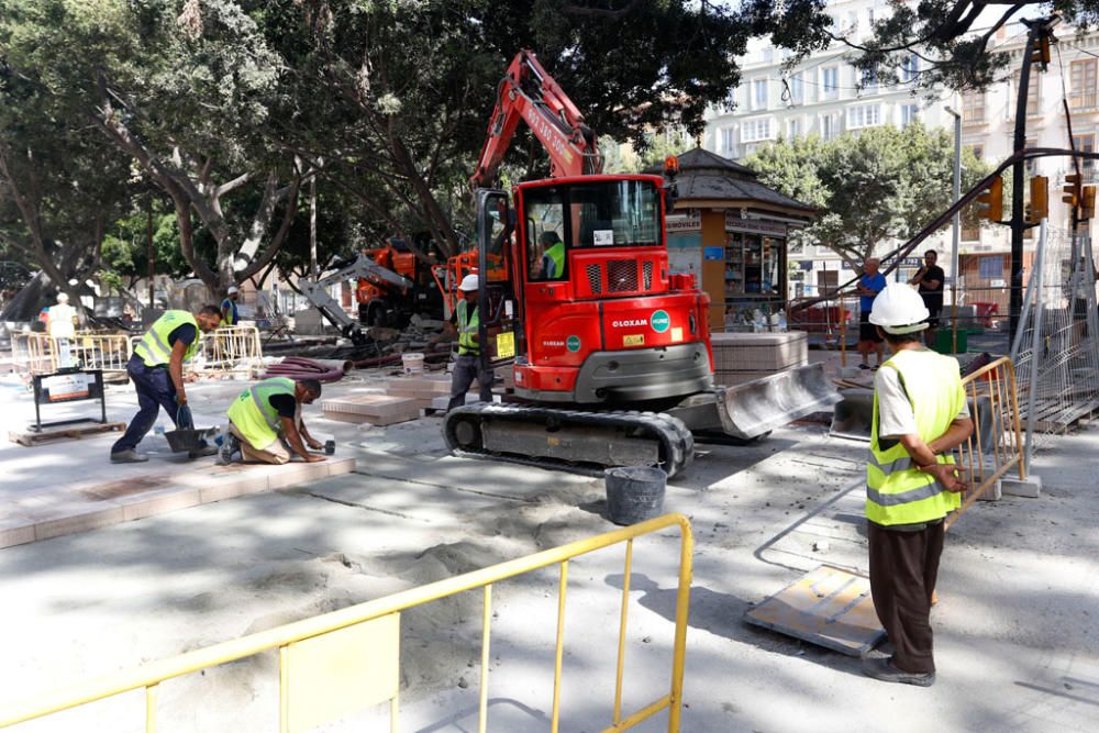 El presidente de la Junta, Juanma Moreno, inaugurará los dos tramos peatonalizados de la Alameda Principal el 15 de agosto,  el primer día de la Feria de Málaga.