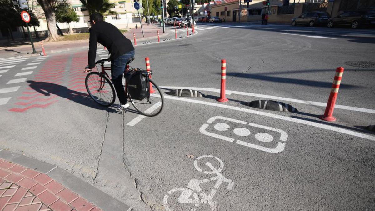 La red de carriles bici sigue creciendo en el municipio. | ISRAEL SÁNCHEZ