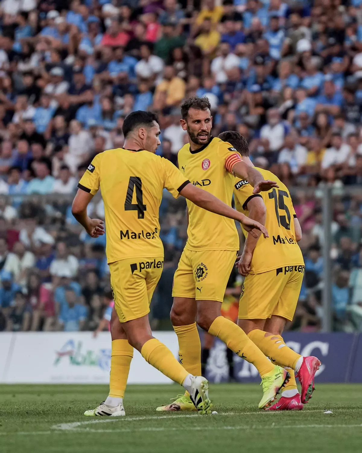 Stuani guía a un Girona combativo que no puede contra el campeón de Italia