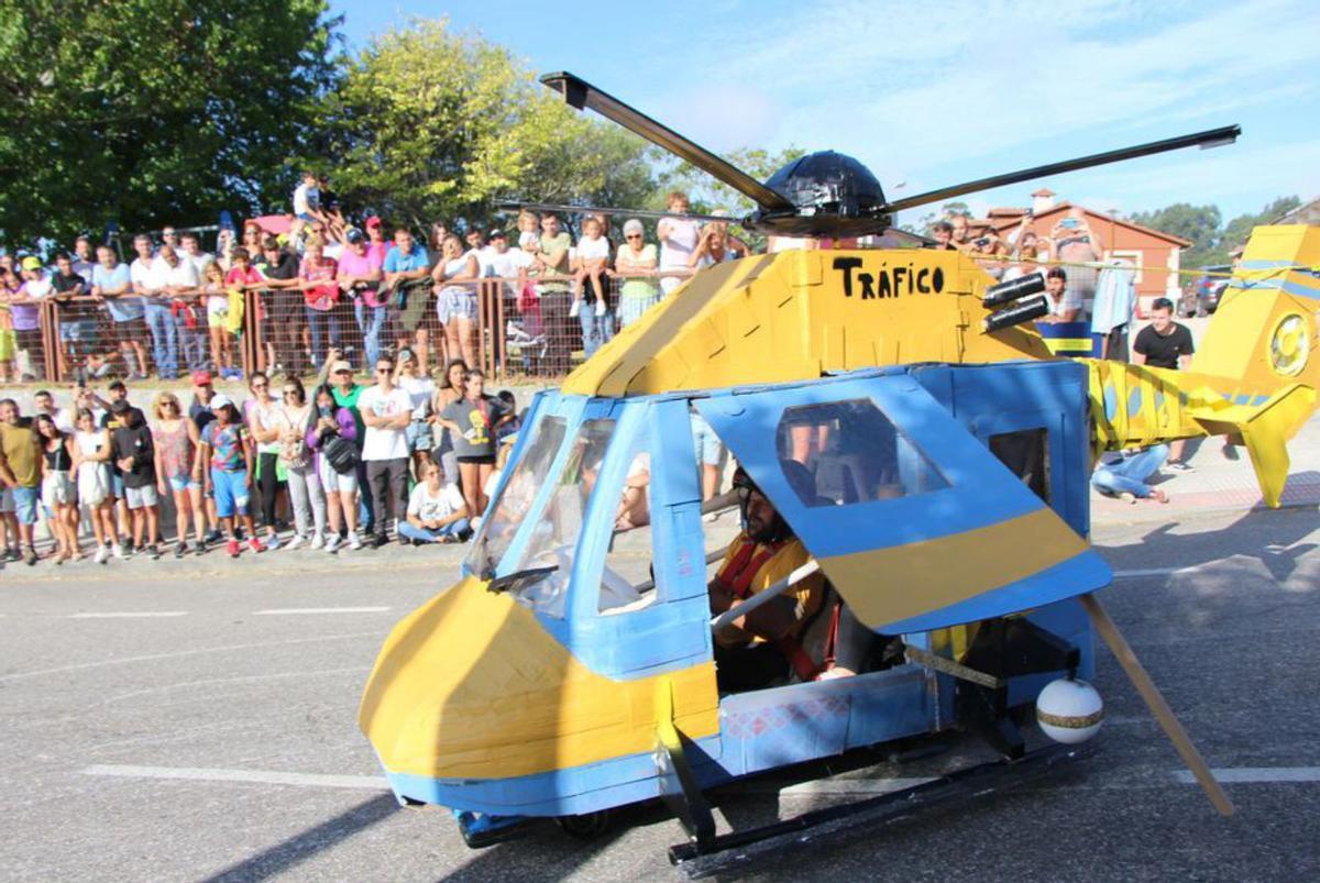“Helicóptero de la DGT”, primer premio a la más elaborada.   | // D.P.