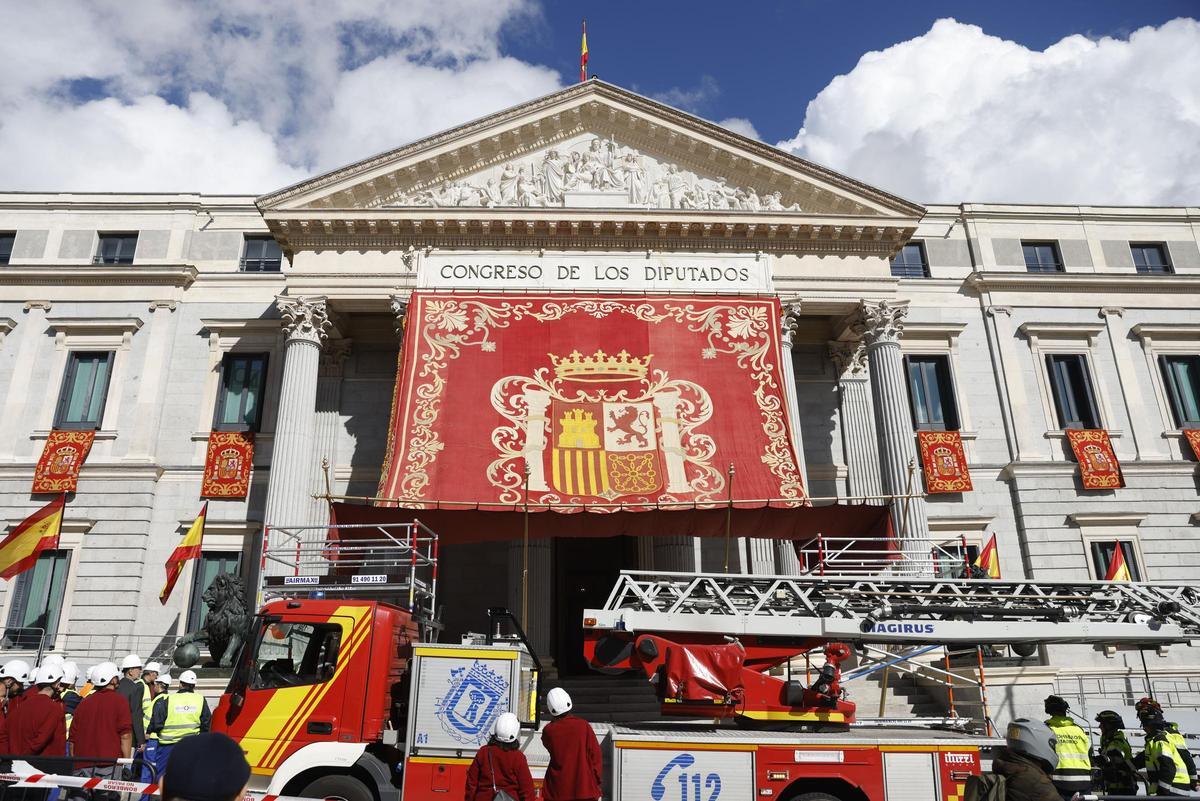 Madrid se engalana para la jura de la Constitución de Leonor