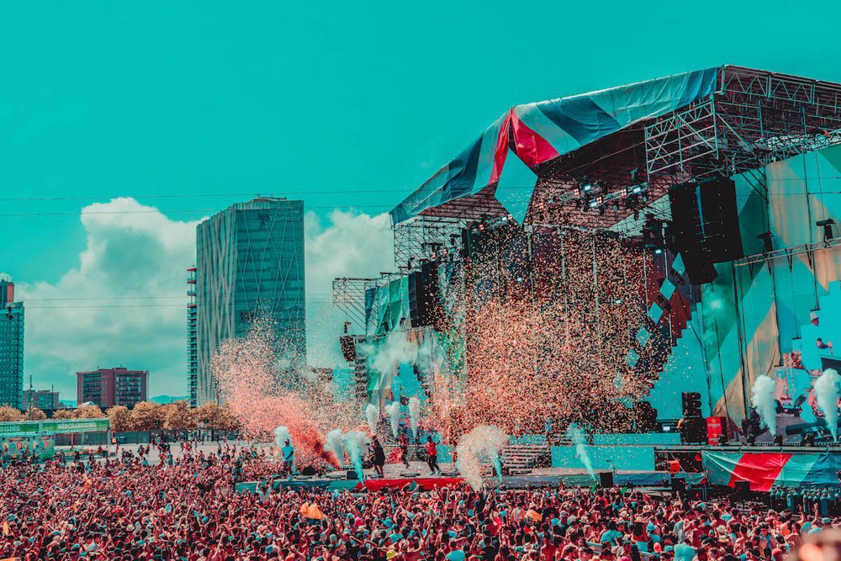 El escenario principal del Reggaeton Beach Festival en una imagen de archivo