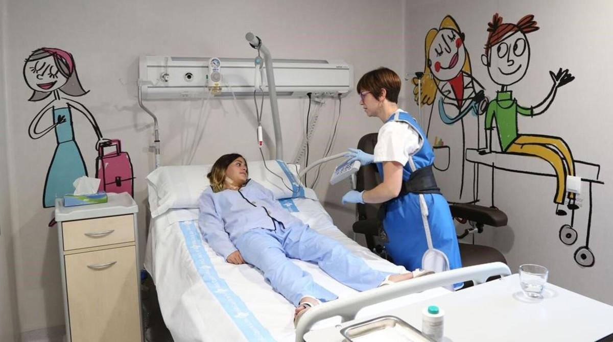 Nueva unidad pediátrica de terapia de medicina nuclear en Vall d’Hebron para tratar el cáncer.