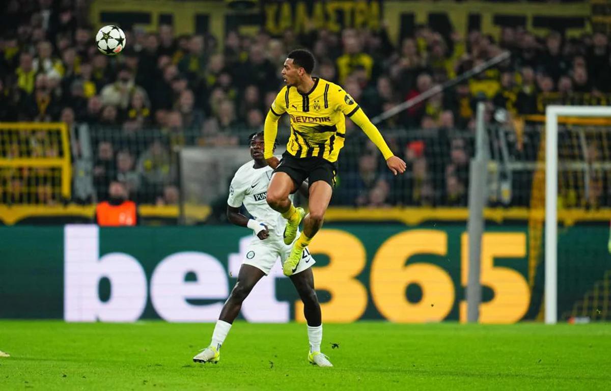 Una imagen del partido disputado en Dortmund