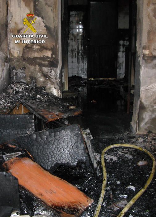 Detenido por quemar la casa de una mujer y sus dos hijos en Santomera