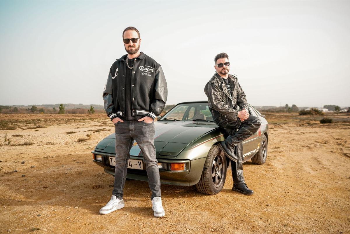 Alberto Busto, á esquerda, xunto a Nuno Pico, Grande Amore.