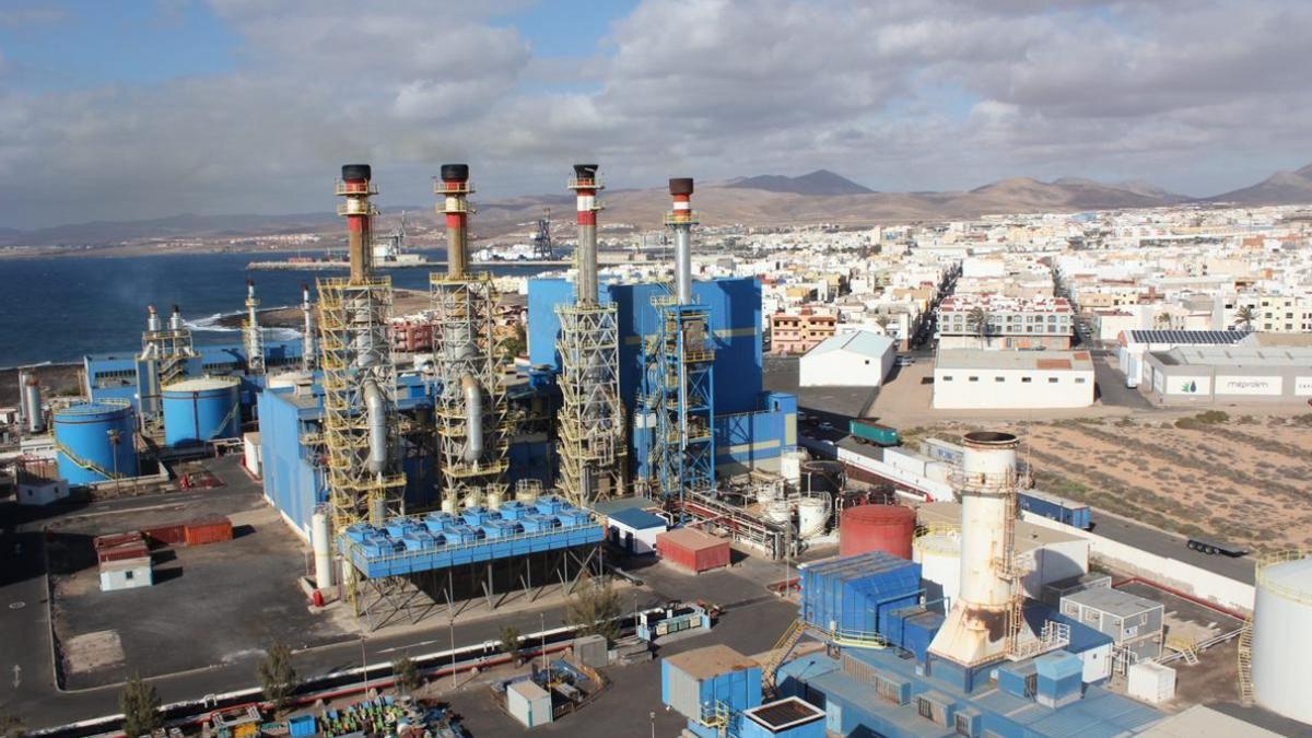 Central eléctrica de El Charco, en Puerto del Rosario