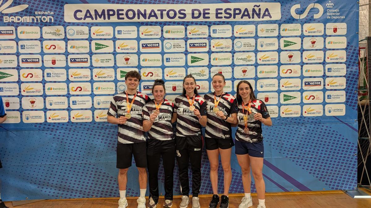 Medallistas del Puertas Padilla Cartagena en el Campeonato de España Absoluto