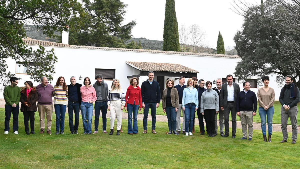 Reunión del Gobierno en Quintos de Mora.