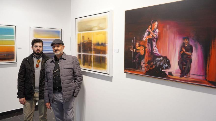 Las pinturas de José María Pinto y Mikel Pinto recalan en la galería Espacio 36