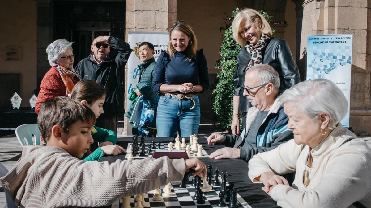 Carrasco y Adsuara, en la jornada intergeneracional.