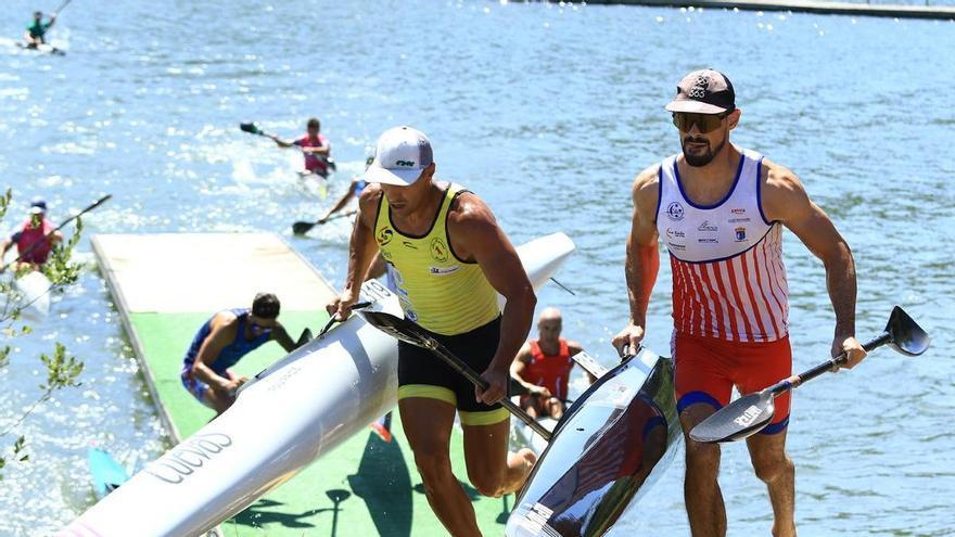 Los asturianos Javi López, de Los Cuervos, y Celia Remis, del Grupo, bronce en el Nacional de maratón corto