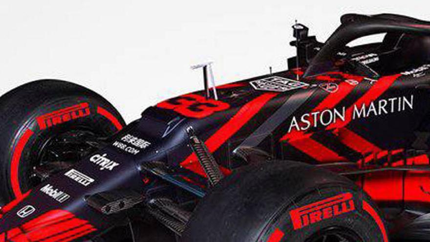 Detalle del nuevo coche de Red Bull