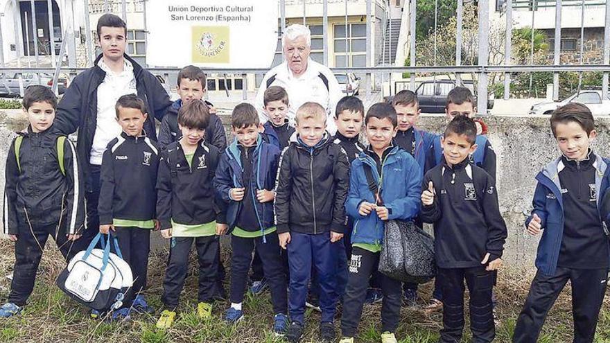 Buen papel de los prebenjamines del San Lorenzo en Braganza