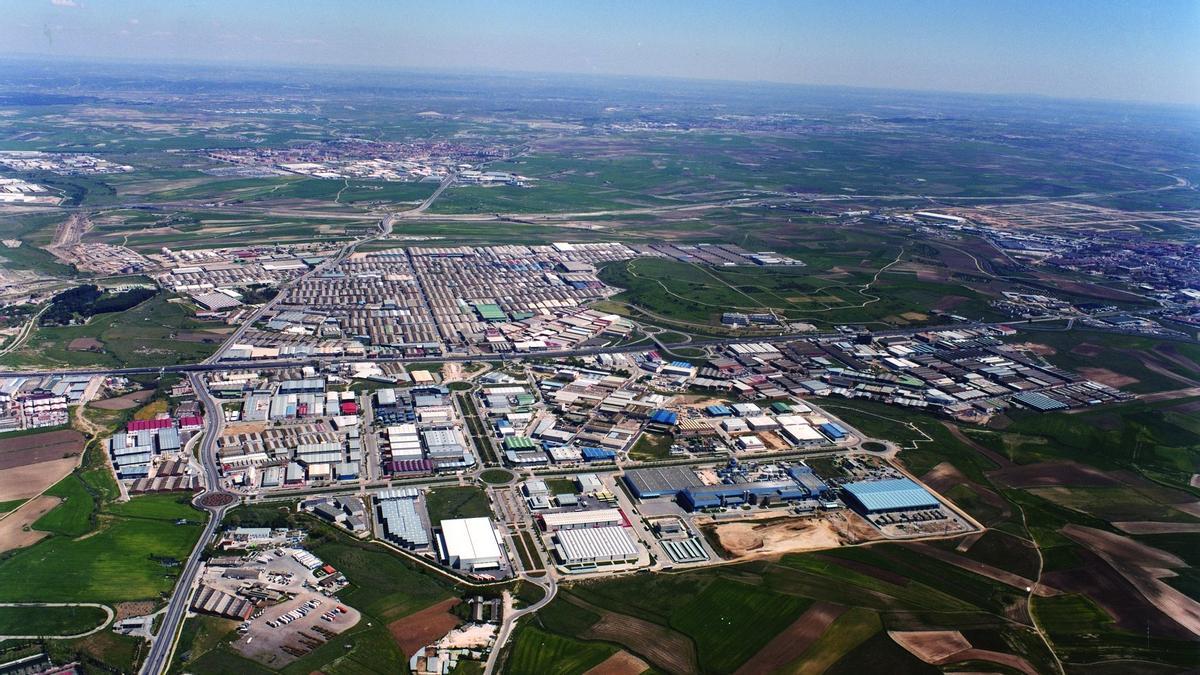 Imagen aérea de la Cantuena en Fuenlabrada.