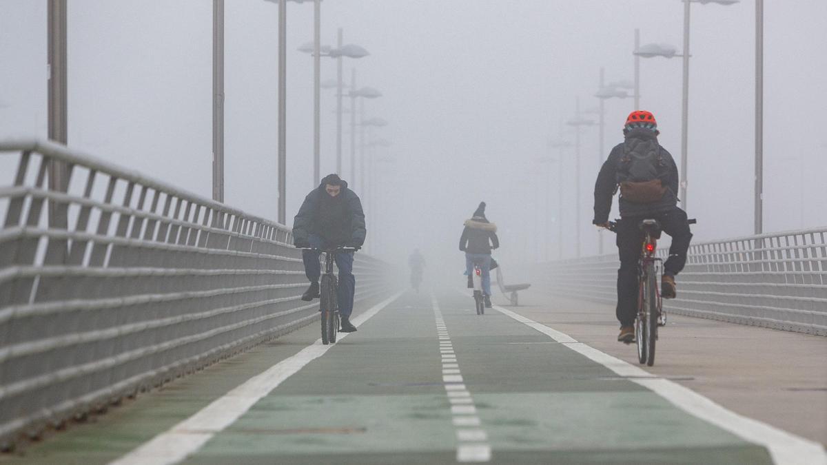 Niebla en Zaragoza