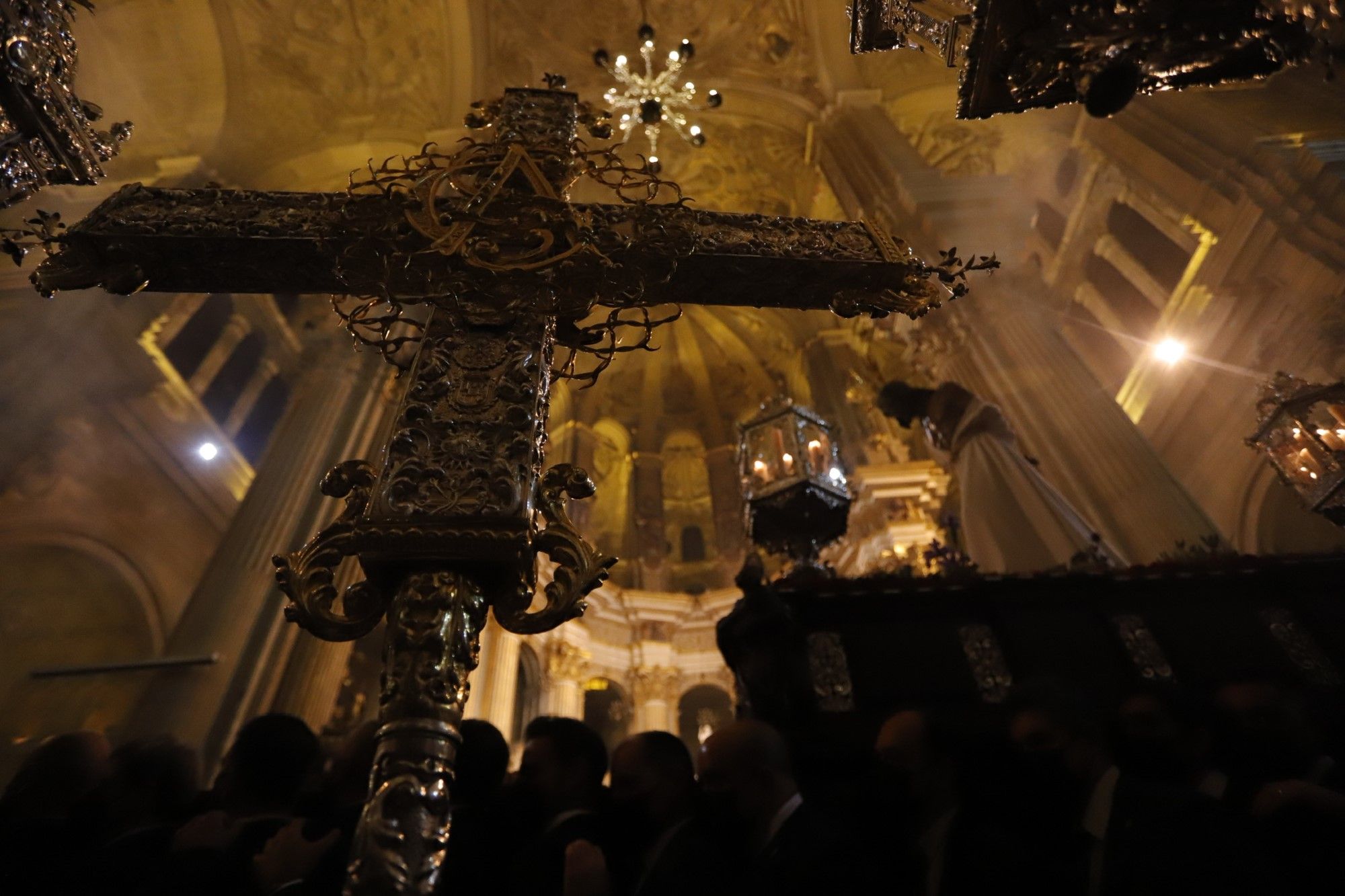 Jesús de la Humillación representa la tercera estación del Vía Crucis