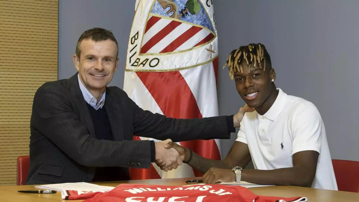 Nico Williams comunica al Athletic que quiere jugar en el Bar?a