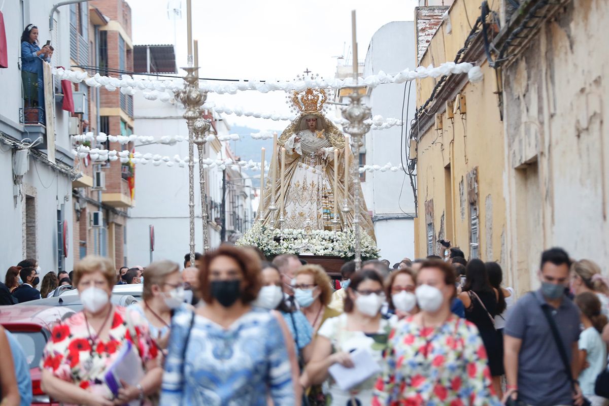 La Virgen de la Estrella, es la primera procesión que sale en Córdoba desde el inicio de la pandemia