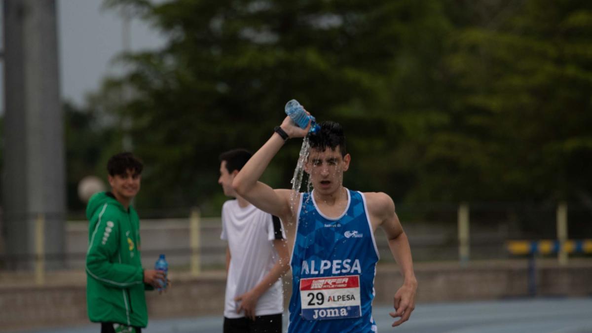 Iván Merino, en una competición de la pasada temporada