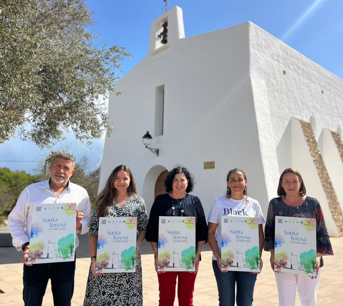 Presentación del cartel de las fiestas de Santa Teresa de es Cubells.