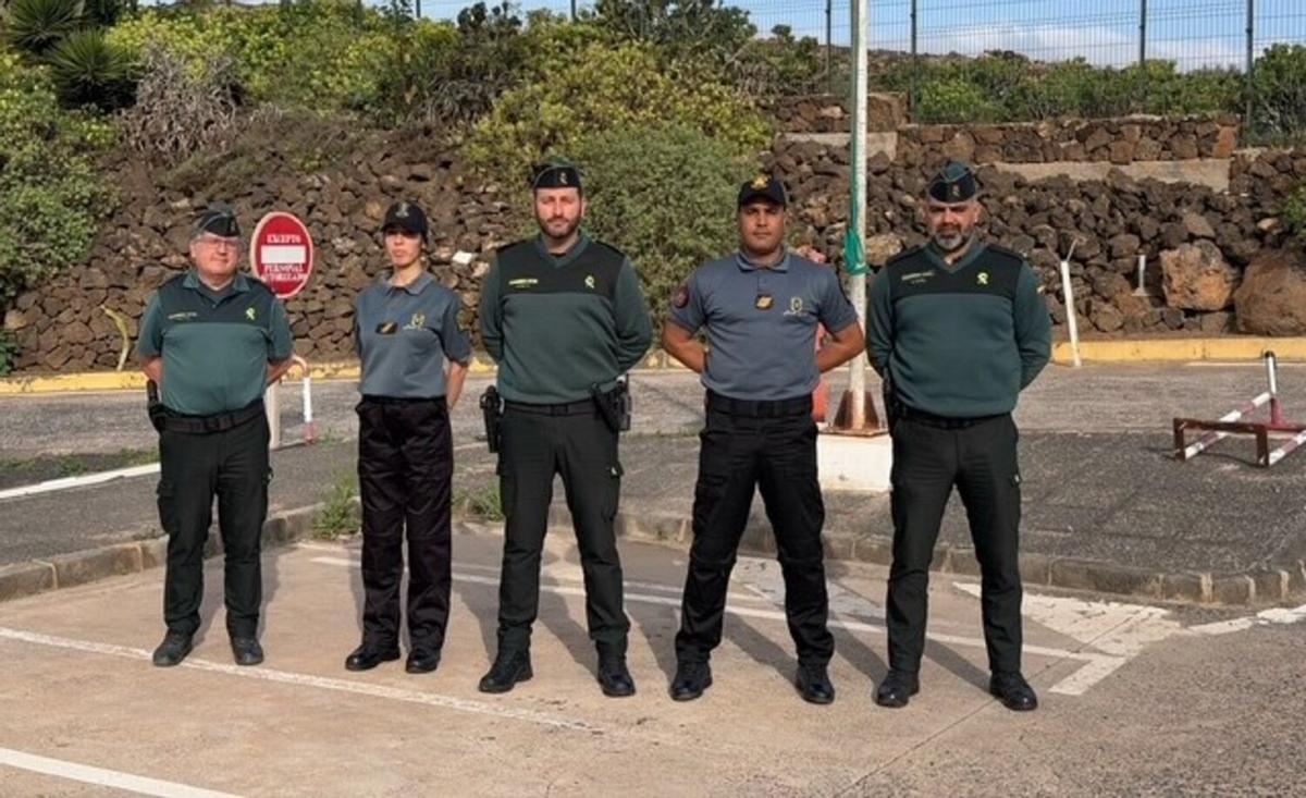 Patrulla mixta de la Guardia Civil y la Gendarmería Real de Marruecos para combatir la inmigración irregular en Las Palmas