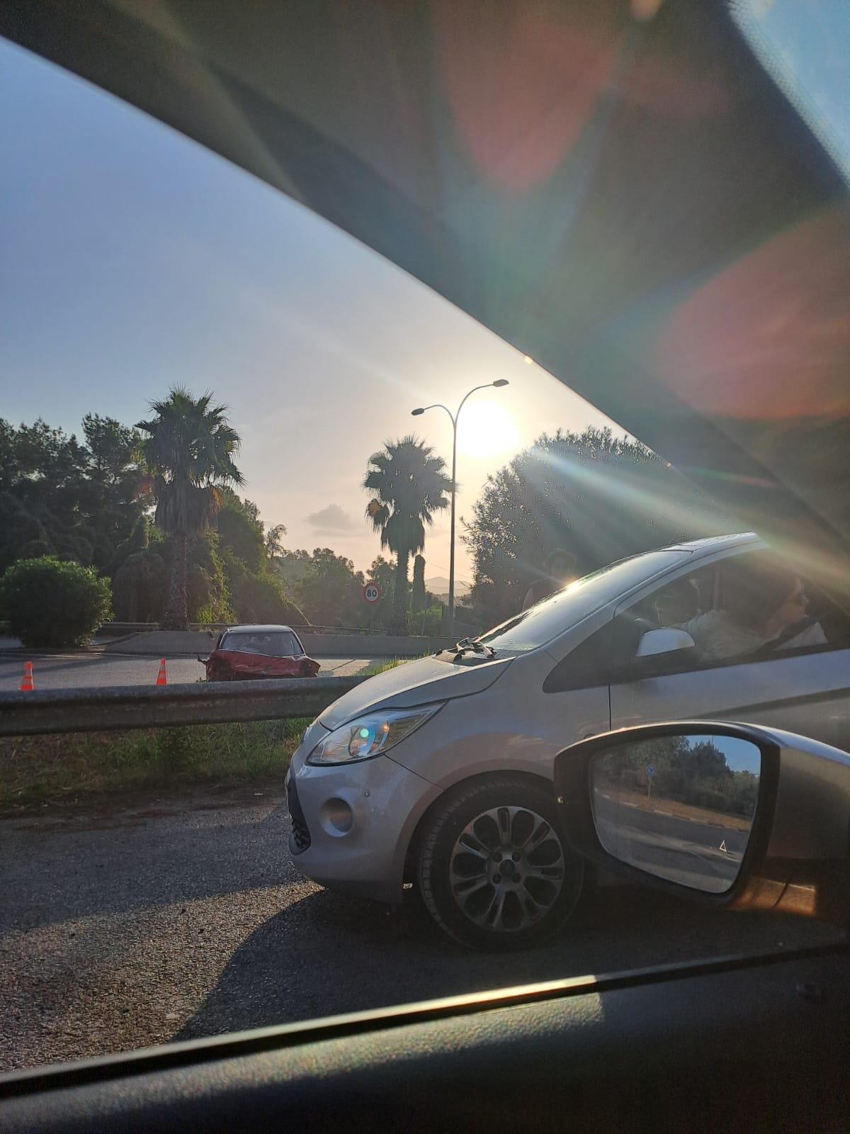 Estas son las fotos del accidente de tráfico cerca de Sant Rafel