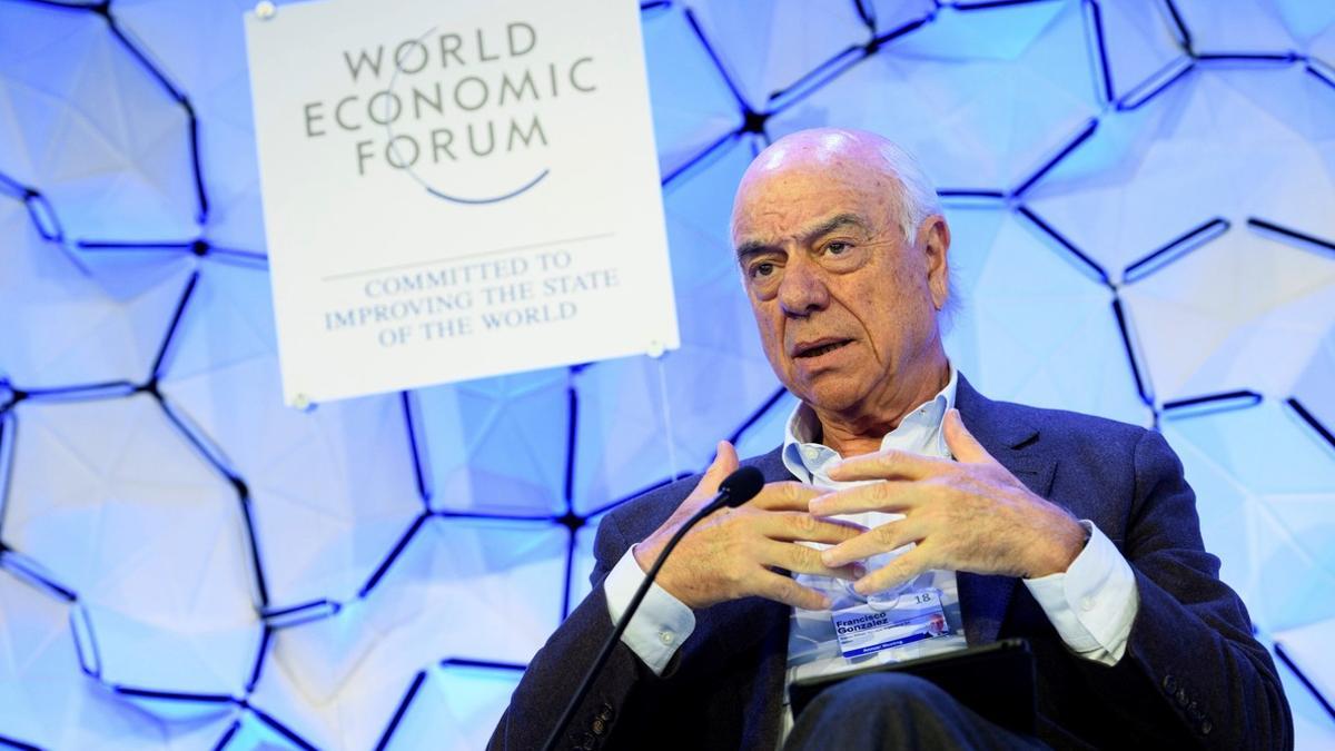 El presidente del BBVA en el Foro Económico de Davos