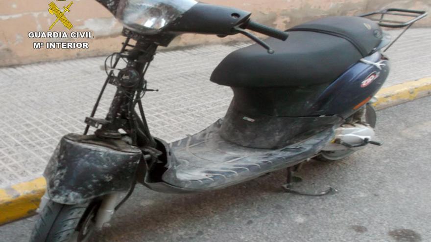 Siete menores investigados por robar motos en Abarán