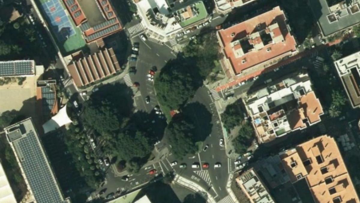 Vista aérea de la plaza del Obelisco. | | LP/DLP