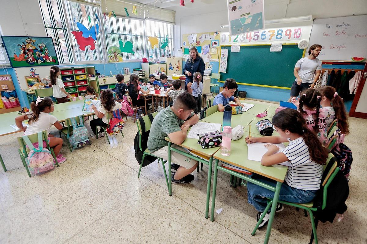 El CEIP Los Campitos, una escuela rural con quince niños