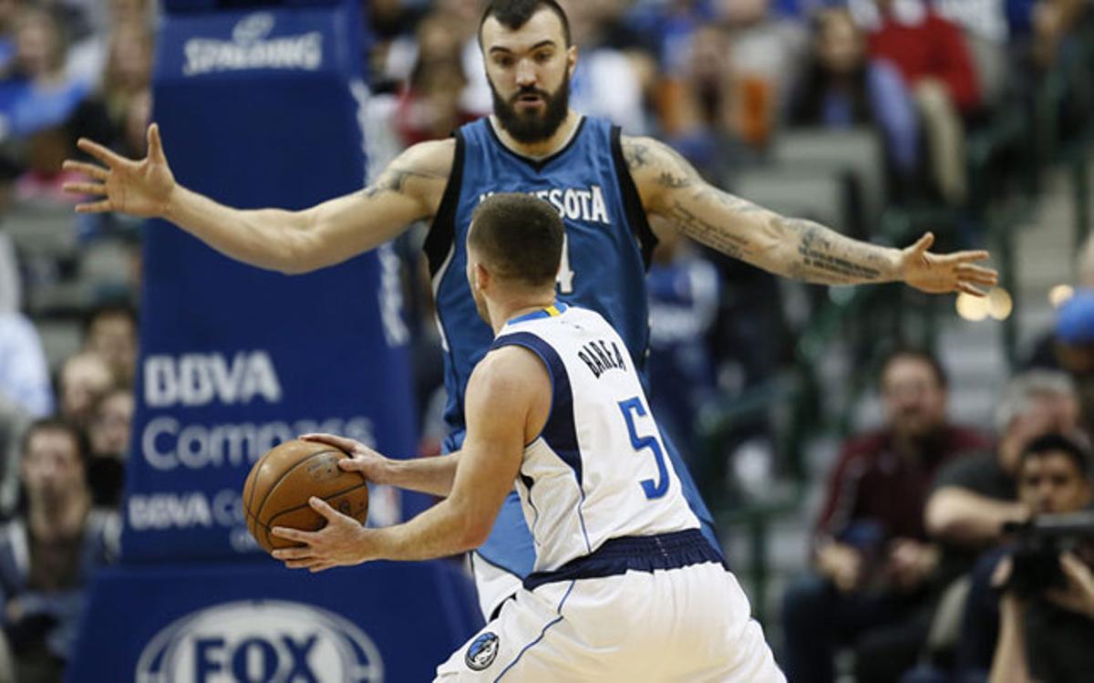 Los Mavericks pasan por encima de los Timberwolves de Ricky Rubio
