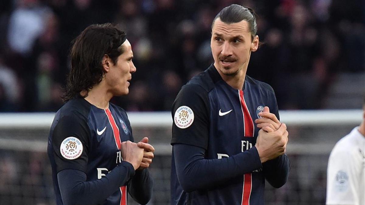 Cavani e Ibrahimovic formaron una sociedad demoledora